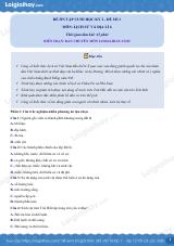 Đề thi học kì 2 Lịch sử và địa lí 6 KNTT - Đề số 1